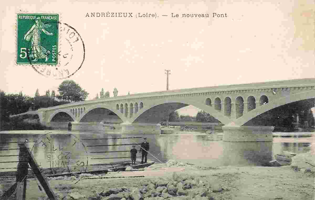 Andrézieux-Bouthéon. La nouvelle Pont, 1911