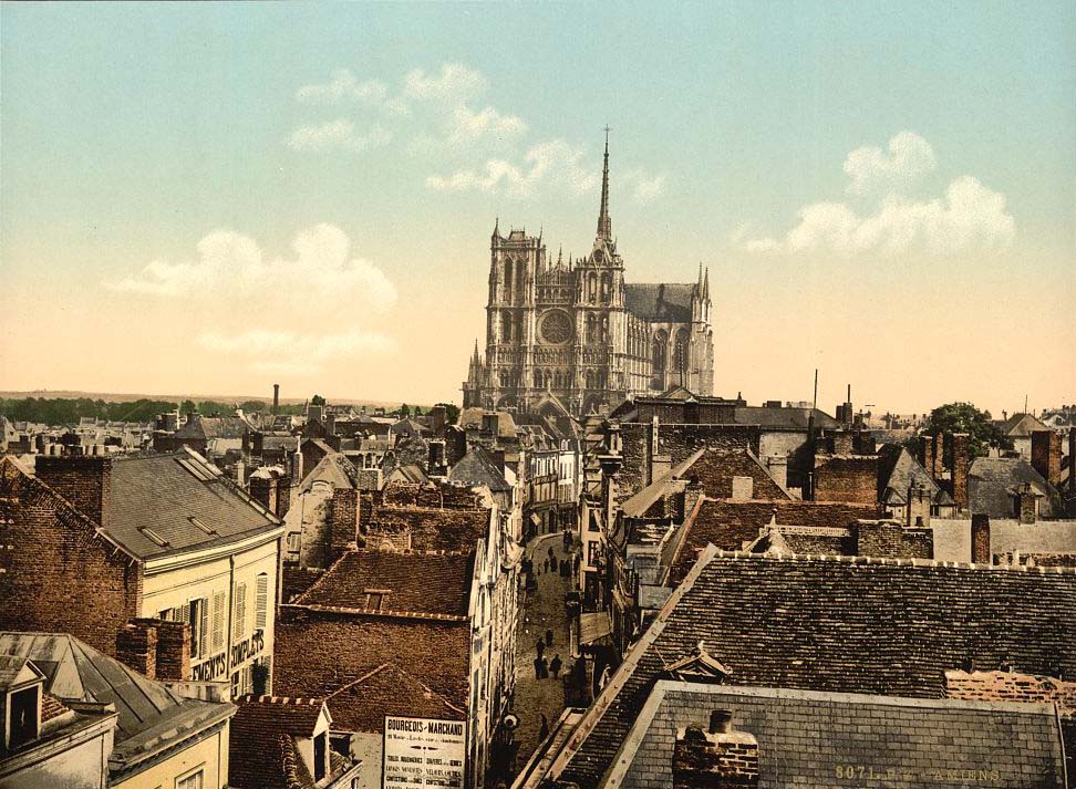 Amiens. Panorama de, vers 1890