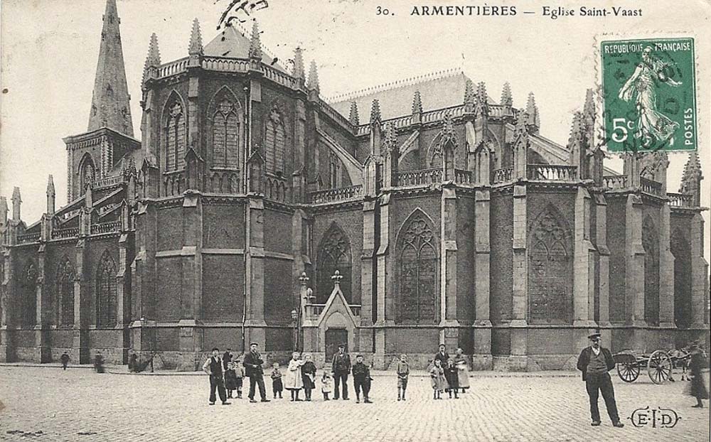 Armentières. L'Église Saint-Waast (Vaast)