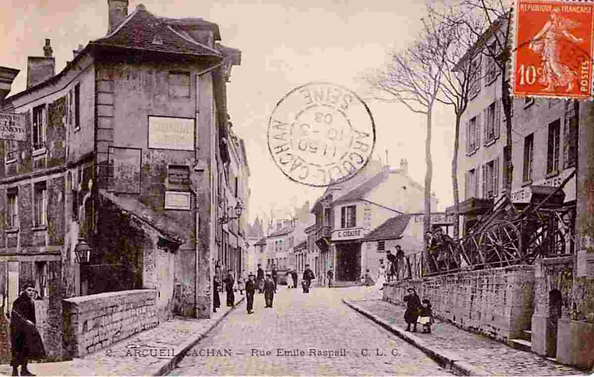 Arcueil. Rue Émile-Raspail, 1908