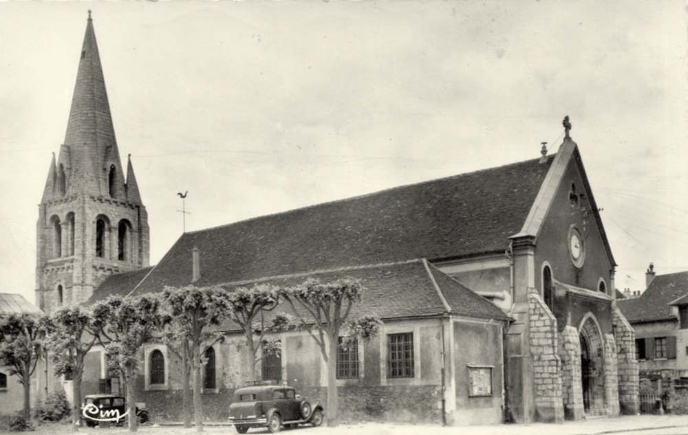 Athis-Mons. L'Église Saint-Denis, 1957
