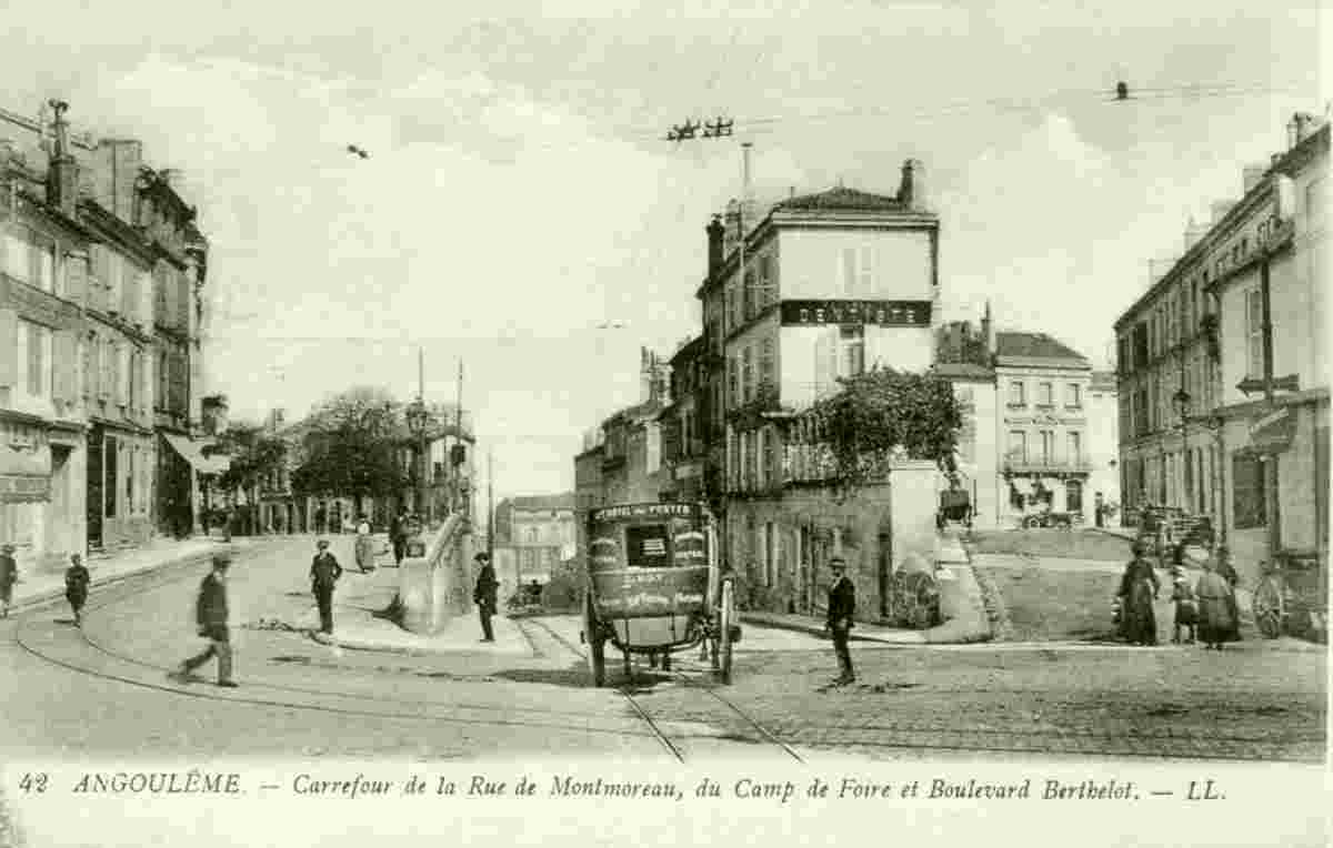 Angoulême. Carrefour de la Rue de Montmoreau