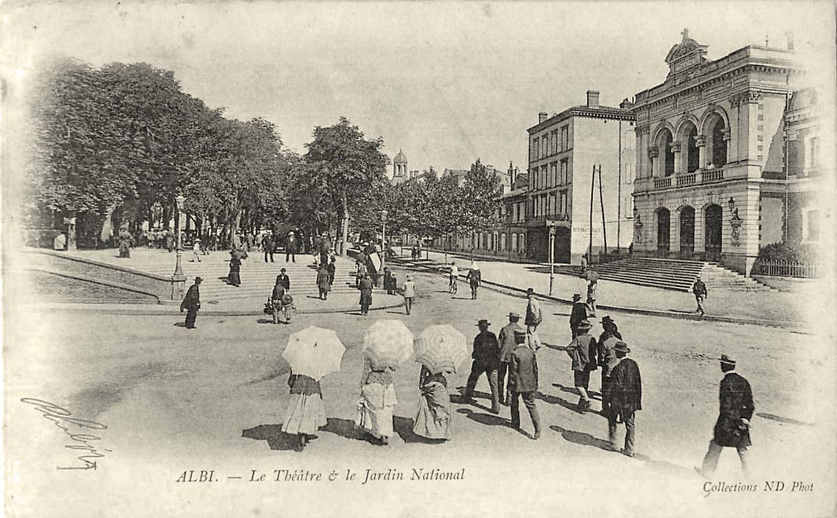 Albi. Le Théâtre et le Jardin National
