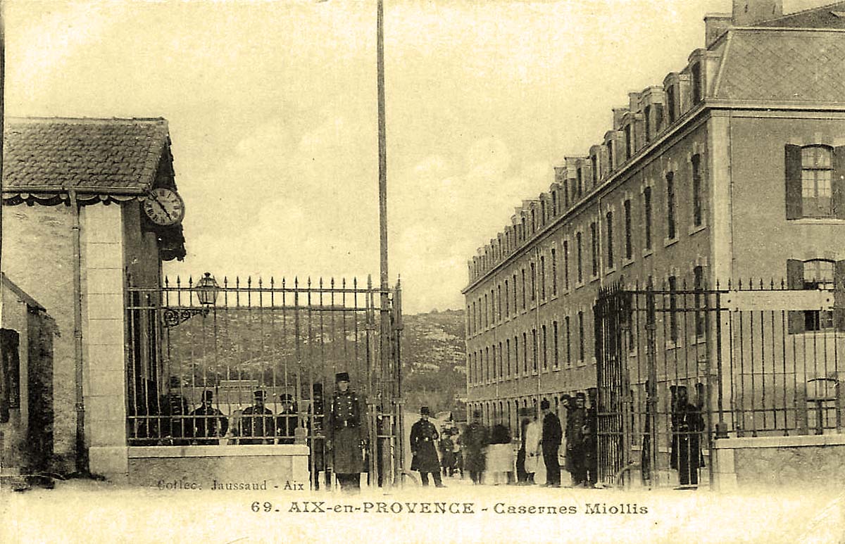 Aix-en-Provence. Caserne Miollis, 1919
