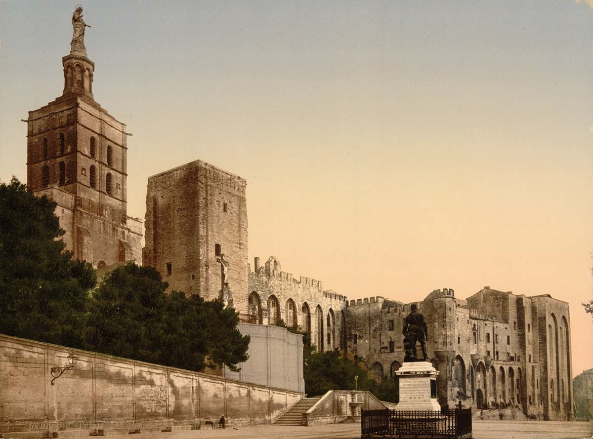 Avignon. Château du Pape, 1890
