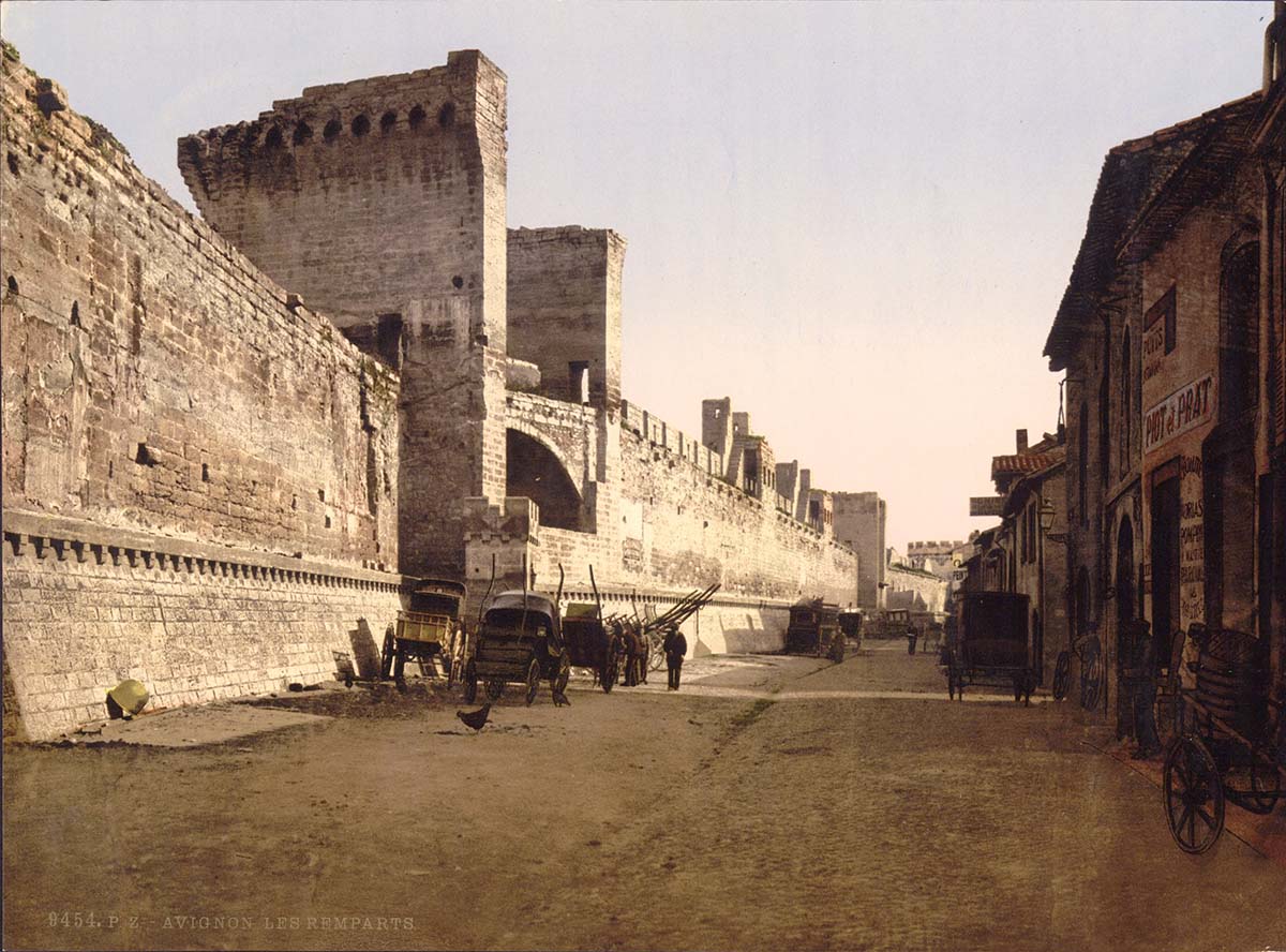 Avignon. Les Remparts, 1890