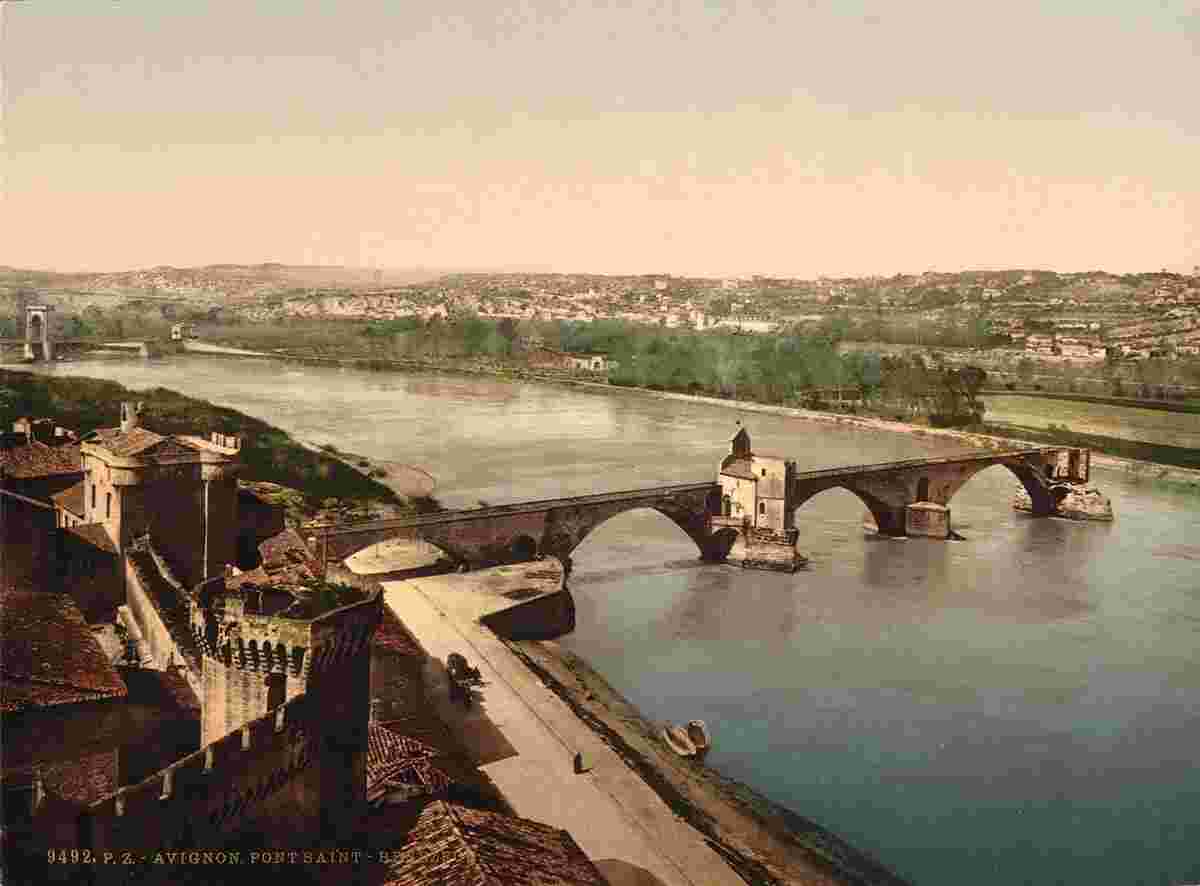 Avignon. Panorama de le Pont
