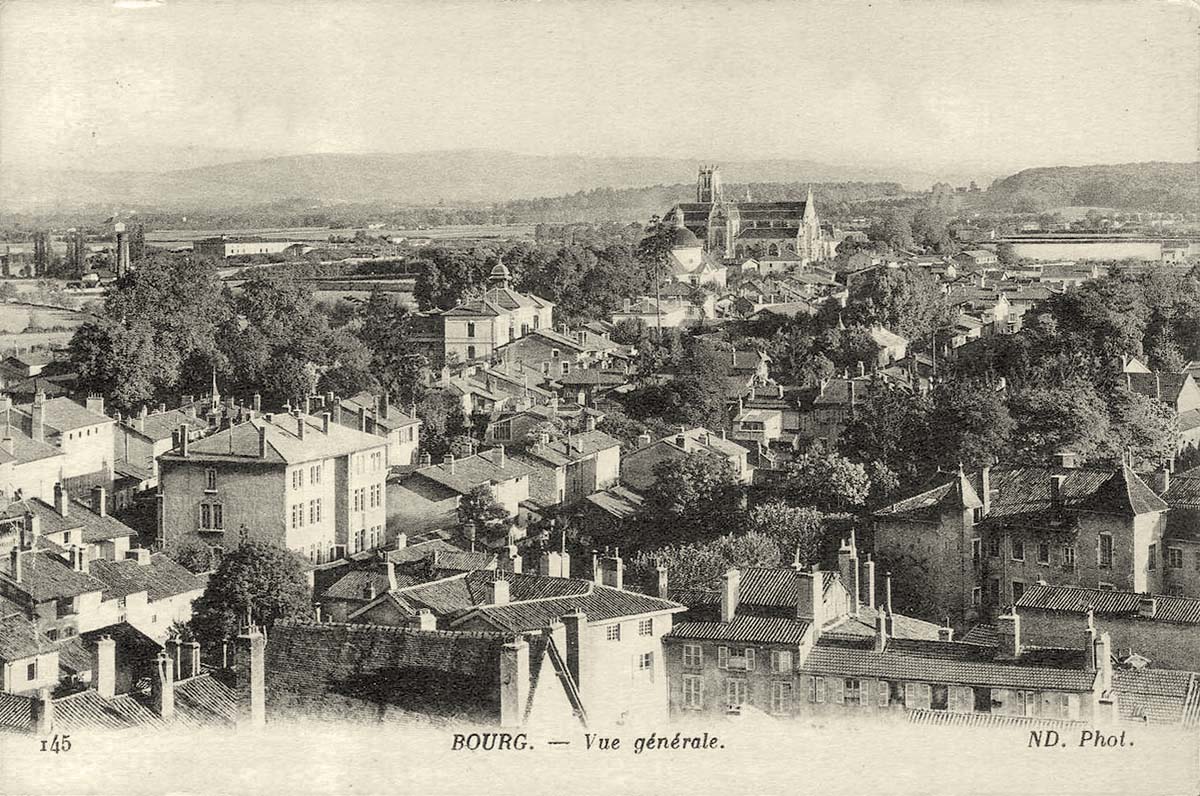 Bourg-en-Bresse. Panorama de Ville