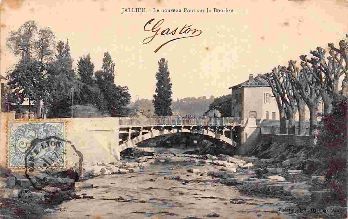 Bourgoin-Jallieu. Jallieu - Le Nouveau Pont de Jallieu sur la Bourbre