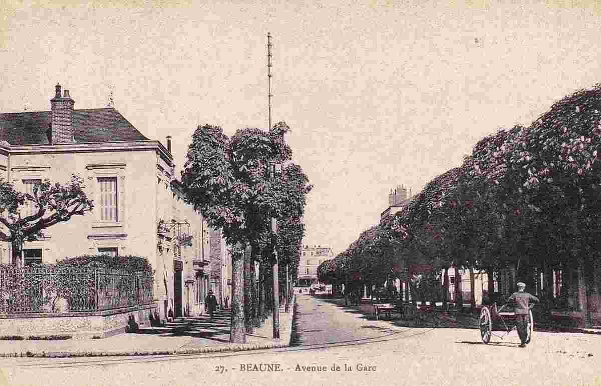 Beaune. Avenue de la Gare