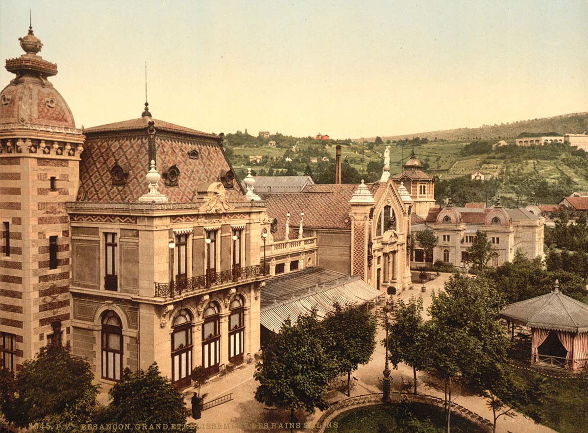 Besançon. Grand Etablissement, Les Bains salins, 1890