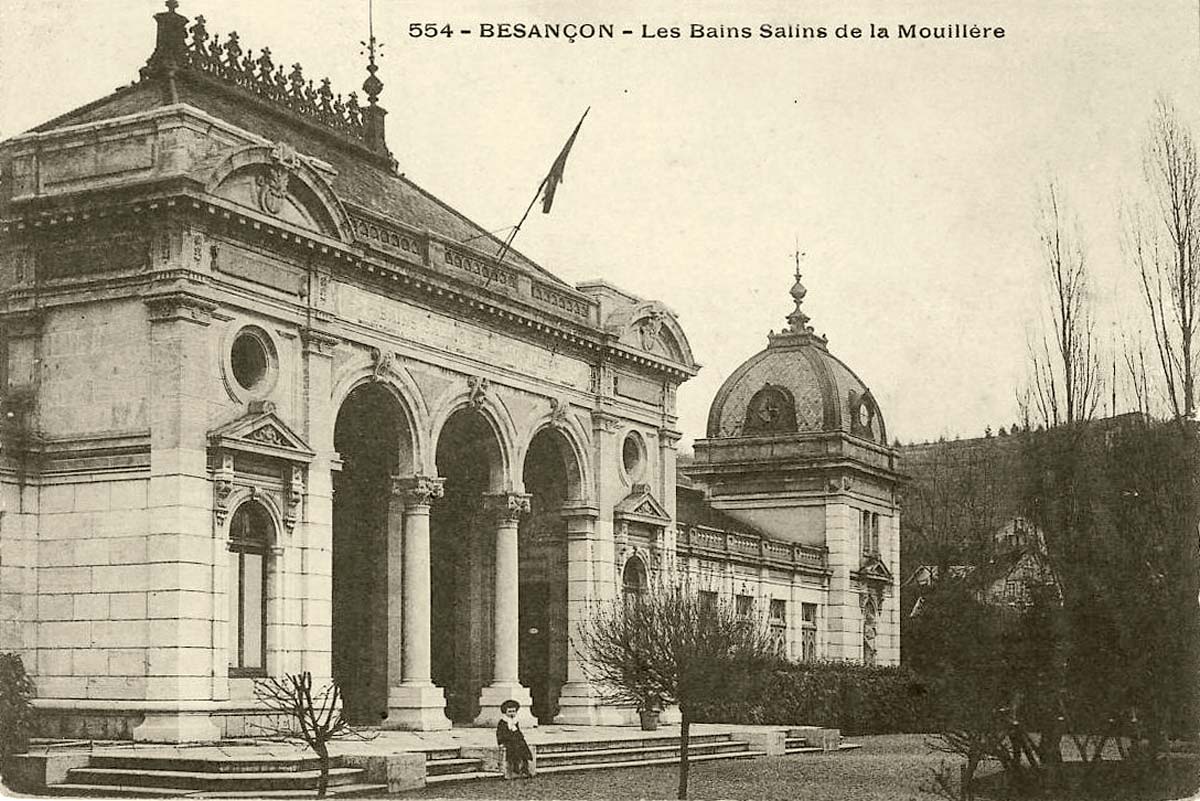 Besançon. Les Bains Salins de la Mouillère, 1906