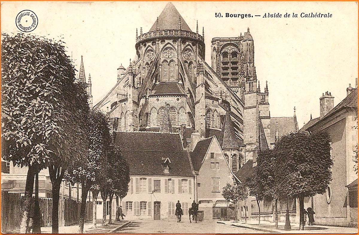Bourges. Abside de la Cathédrale, 1905