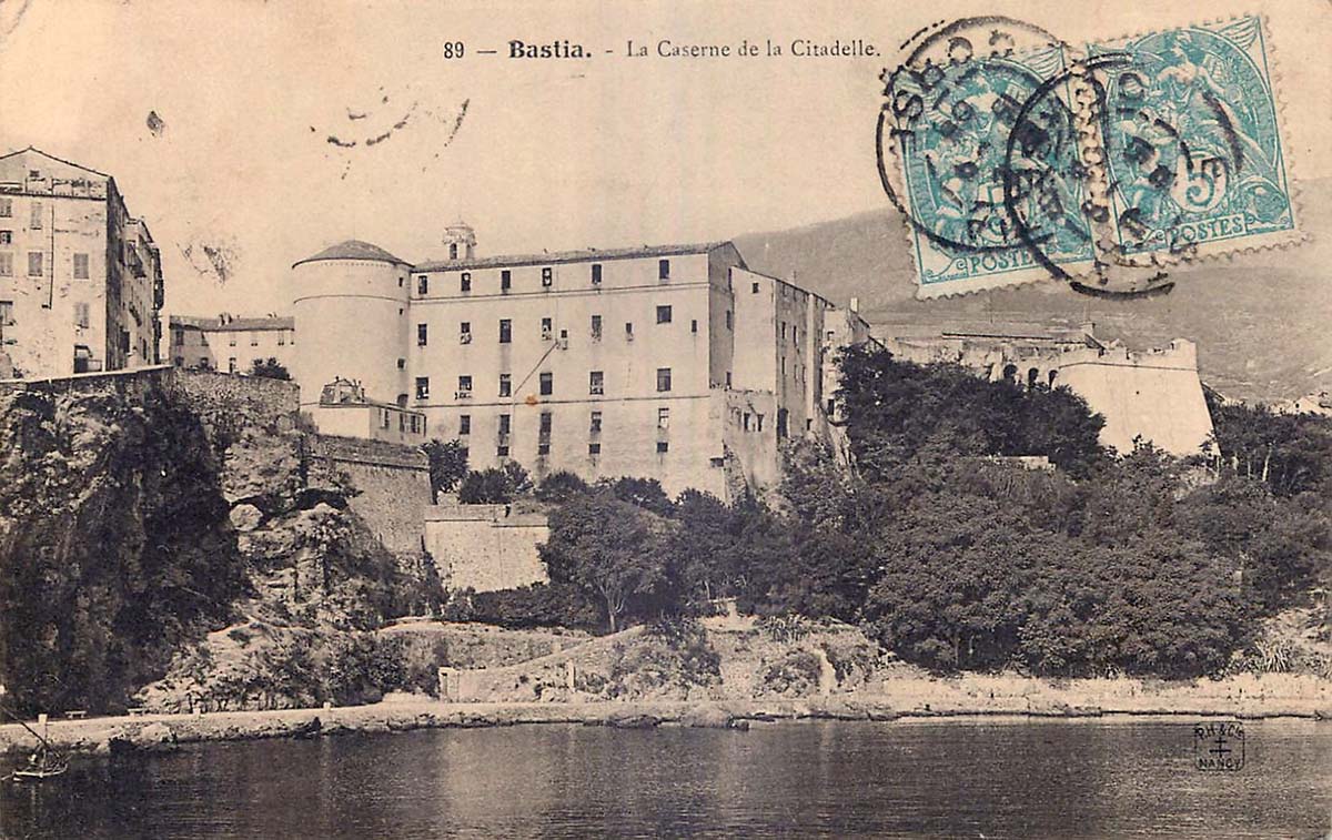 Bastia. Caserne de la Citadelle, 1905
