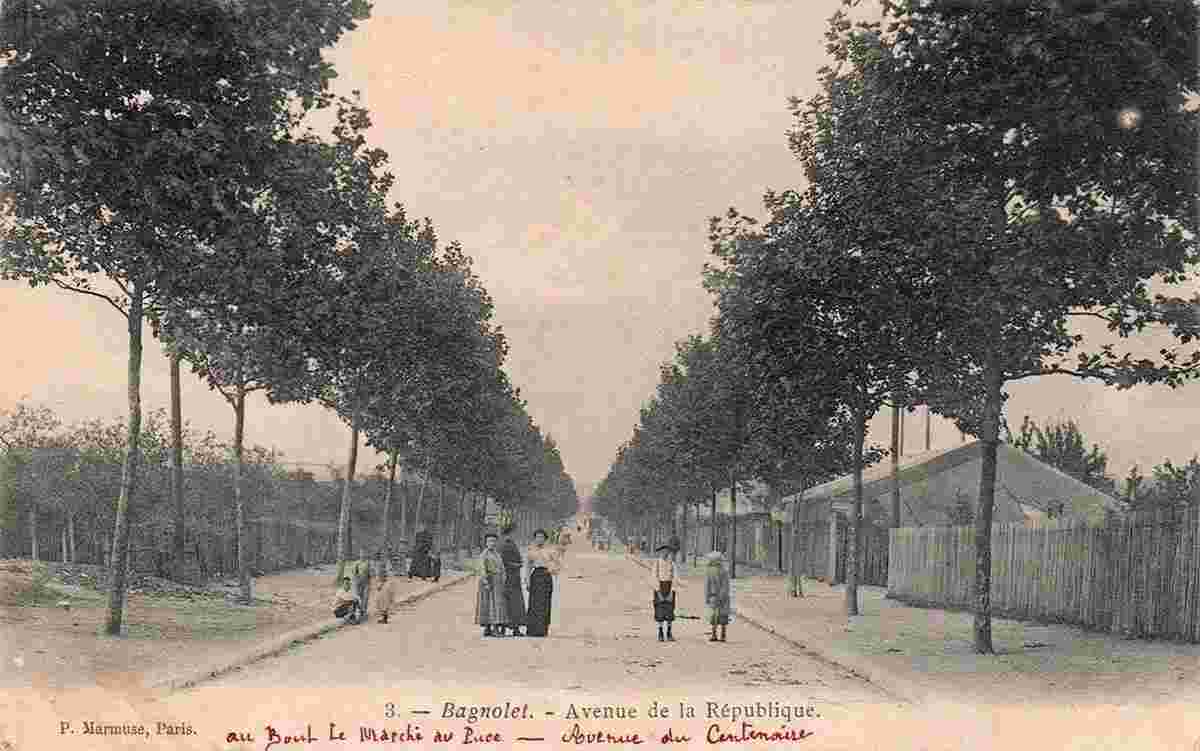 Bagnolet. Avenue de la République