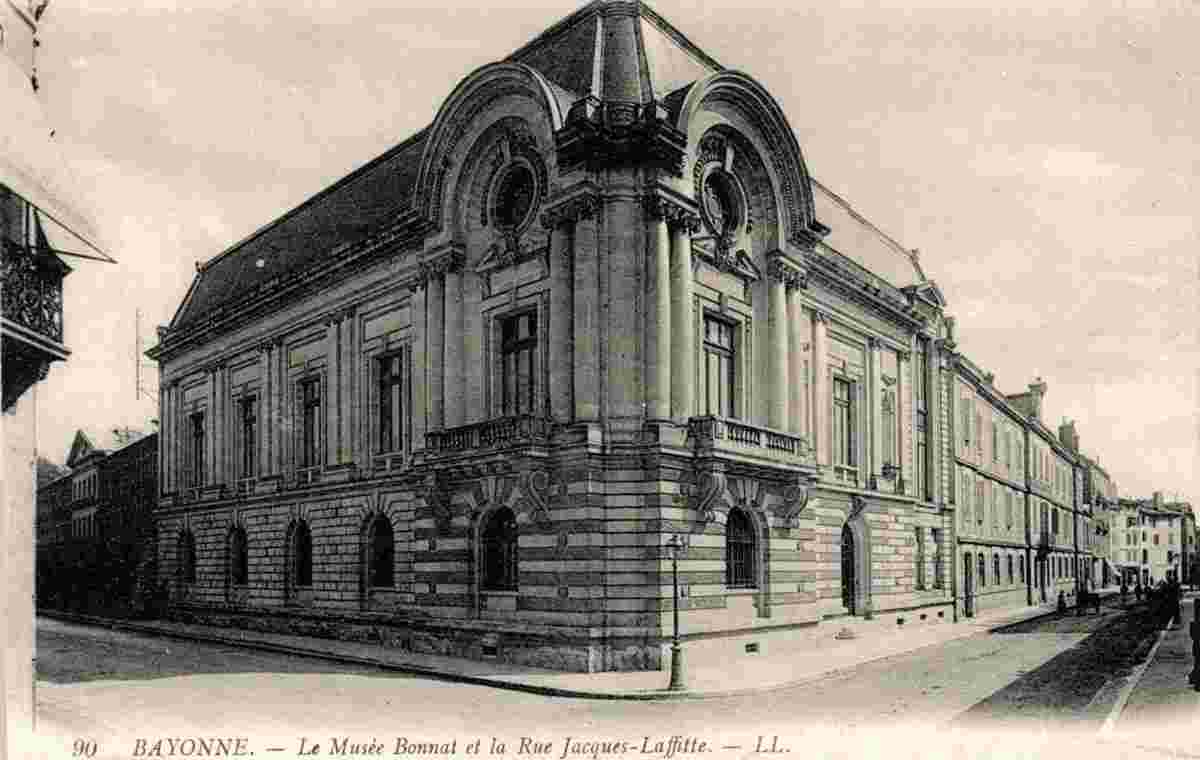 Bayonne. Musée Bonnat et la Rue Jacques Lafitte