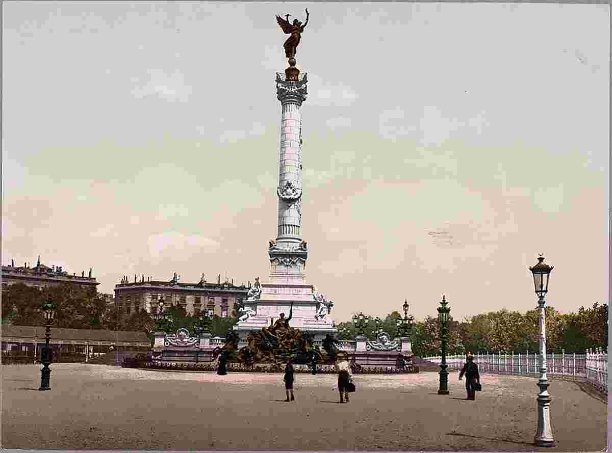 Bordeaux. La Colonne Girondins, 1890