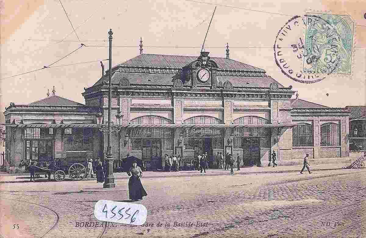 Bordeaux. La Gare de la Bastide-État