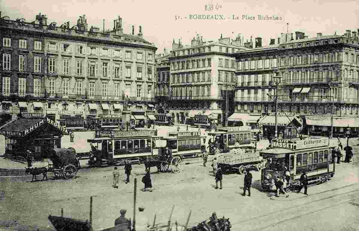 Bordeaux. La Place Richelieu