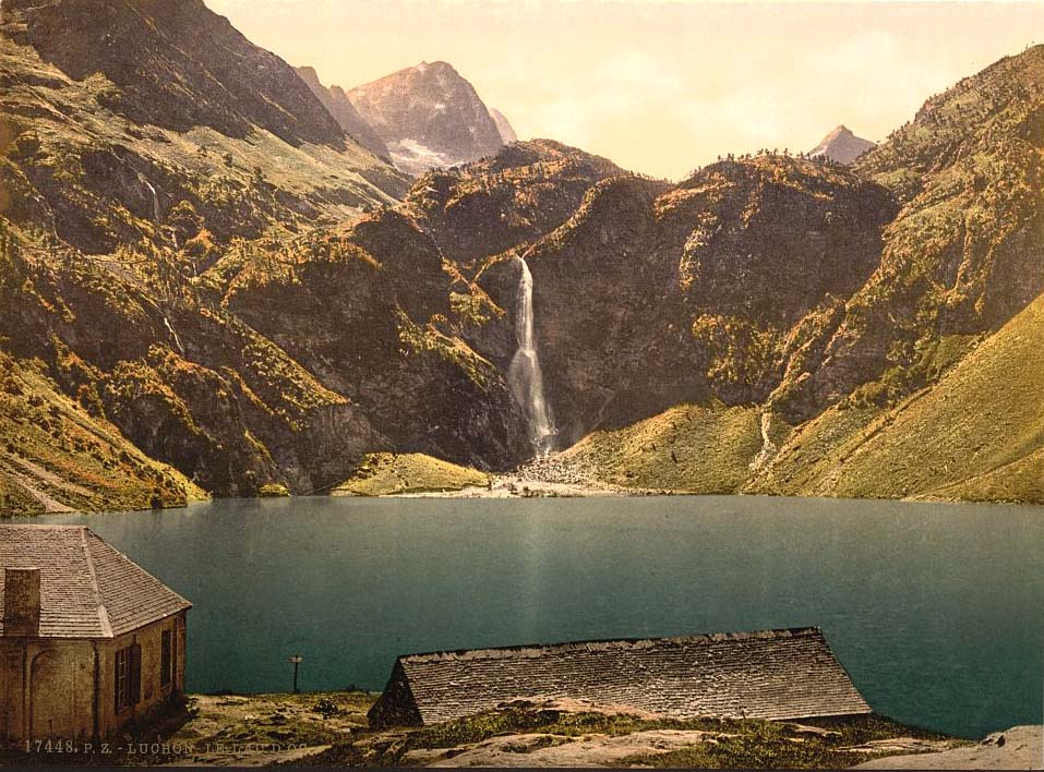 Bagnères-de-Luchon. Le Lac d'Oô, 1890