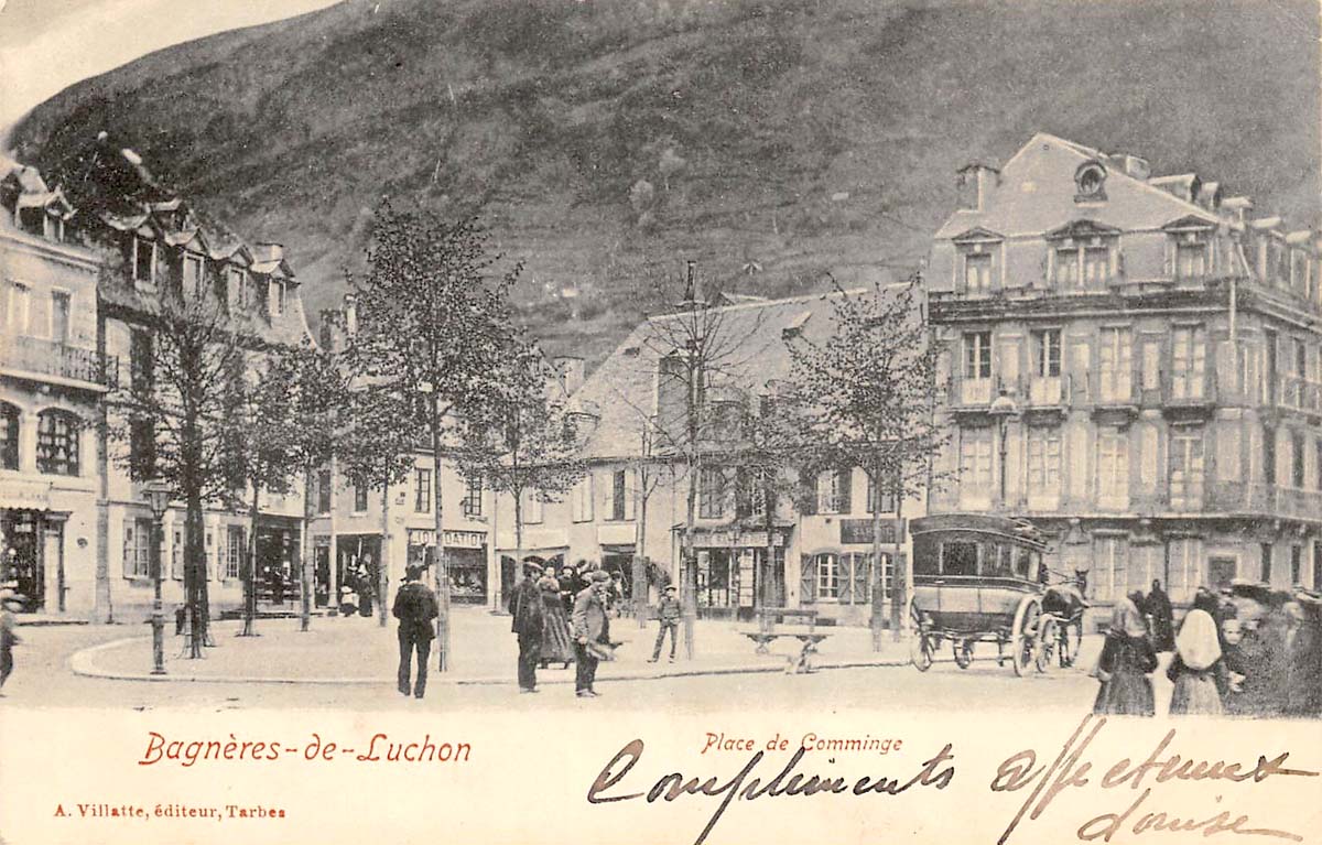 Bagnères-de-Luchon. Place de Comminge