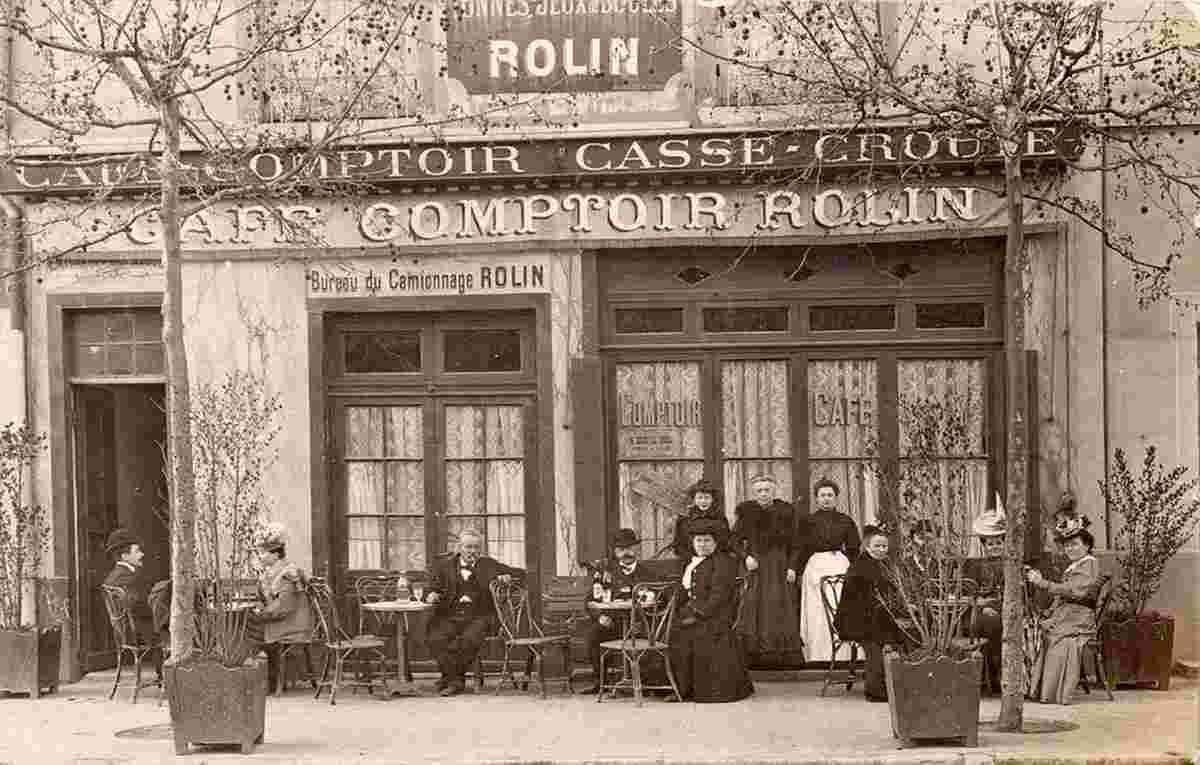 Caluire-et-Cuire. Café comptoir Pierre Rolin