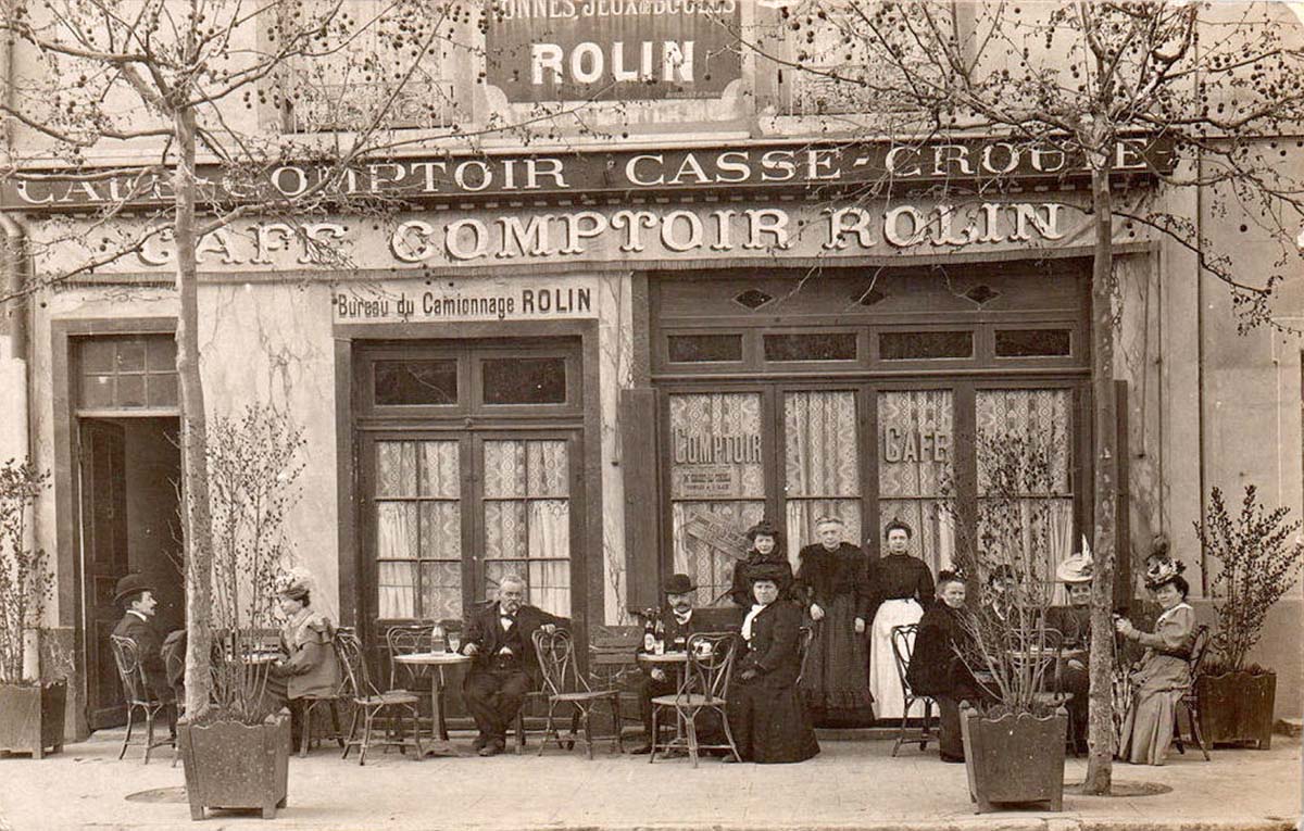 Caluire-et-Cuire. Café comptoir Pierre Rolin