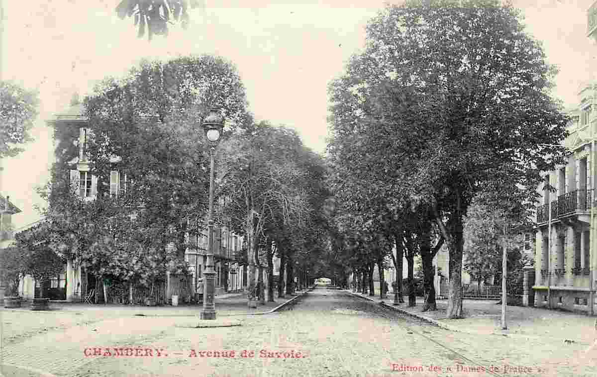 Chambéry. Avenue de Savoie, 1906