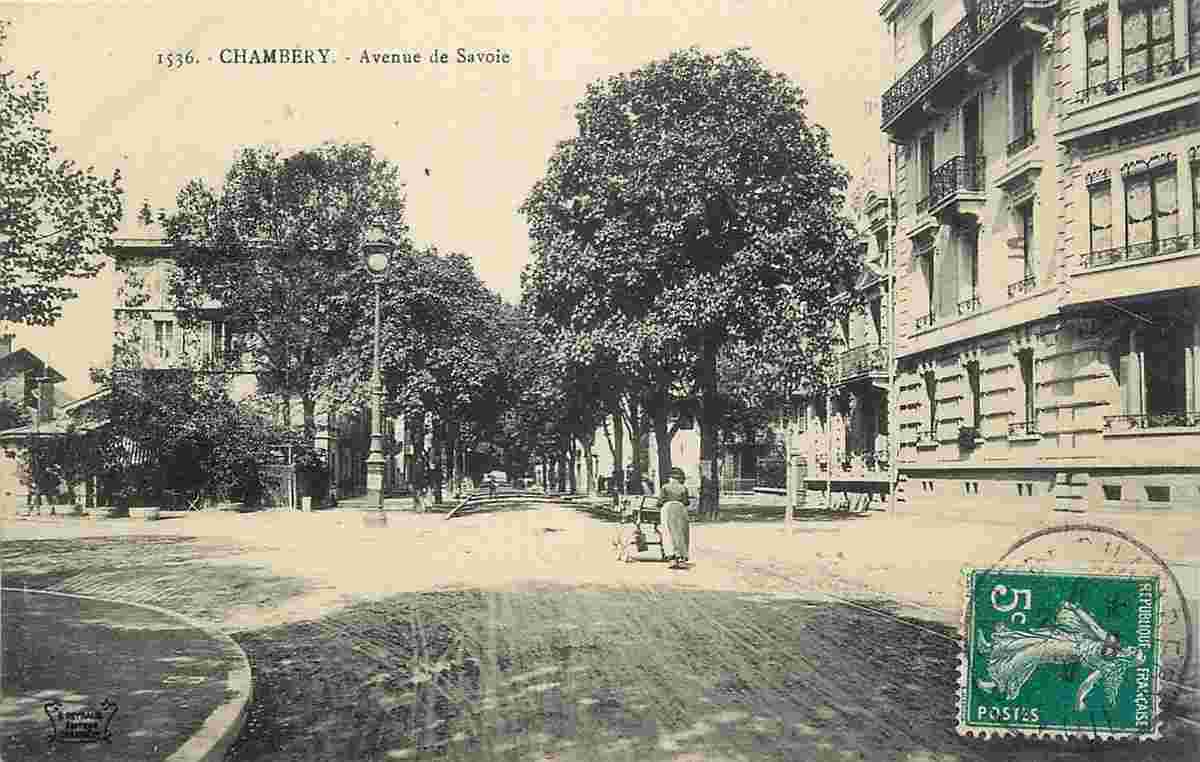 Chambéry. Avenue de Savoie, 1910