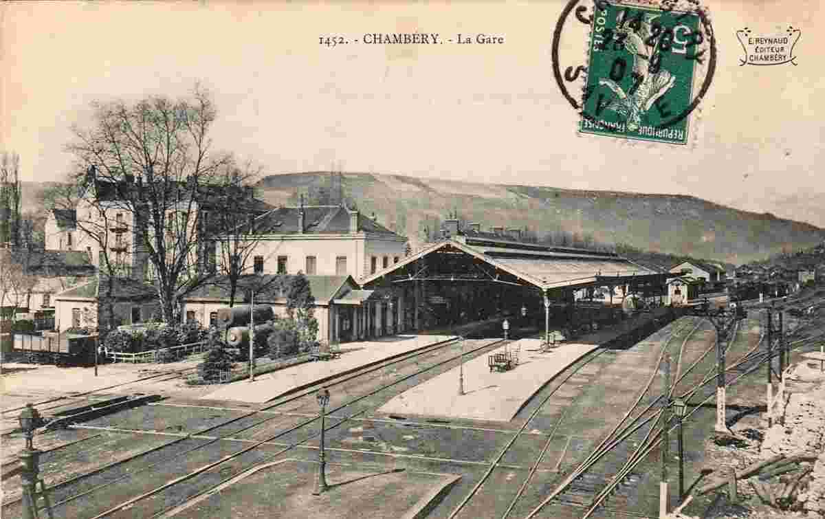 Chambéry. La Gare, 1907