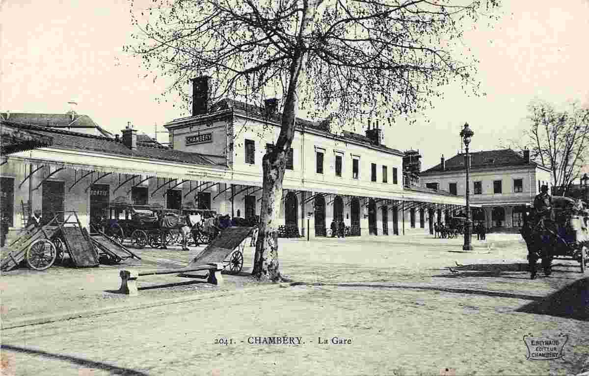 Chambéry. La Gare, 1909