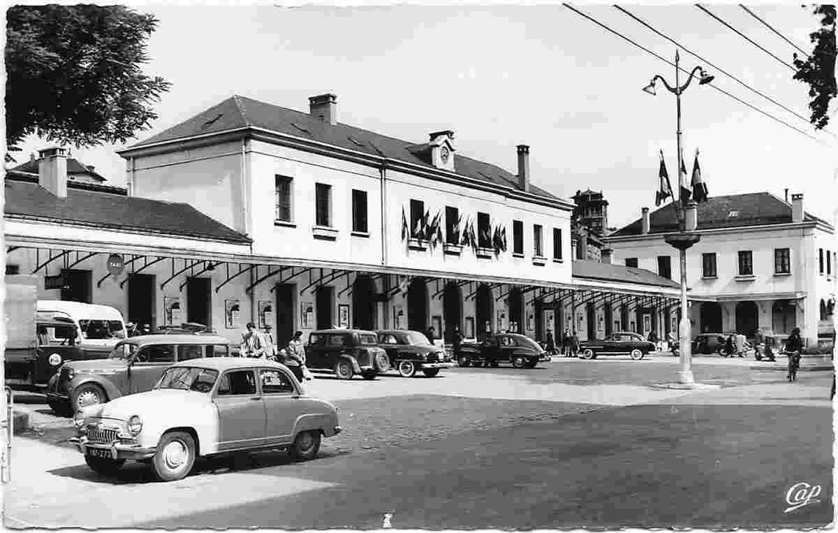 Chambéry. La Gare, 1955