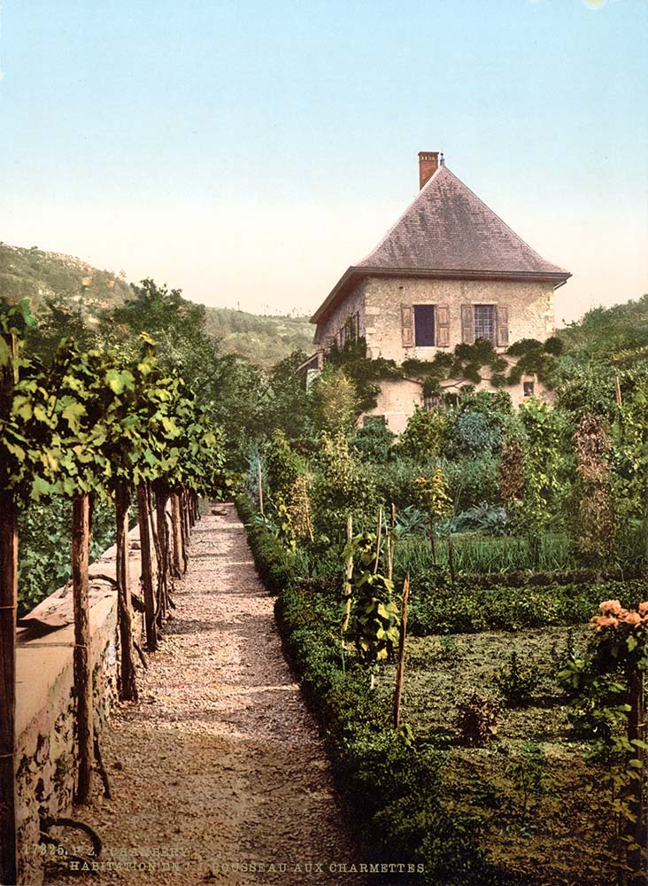 Chambéry. Maison de Jean-Jacques Rousseau, les Charmettes, 1890