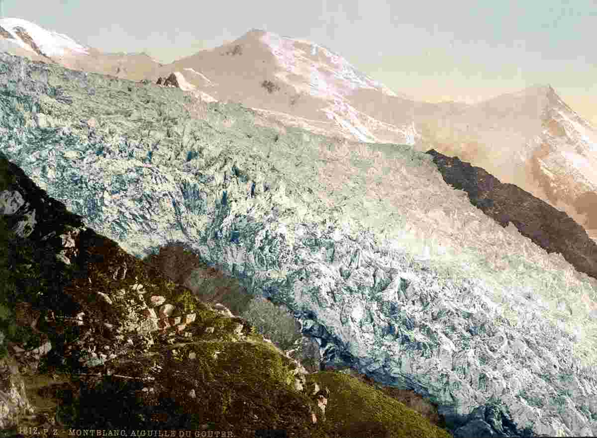Chamonix-Mont-Blanc. Aiguille du Goûter, Chamonix Valley, 1890