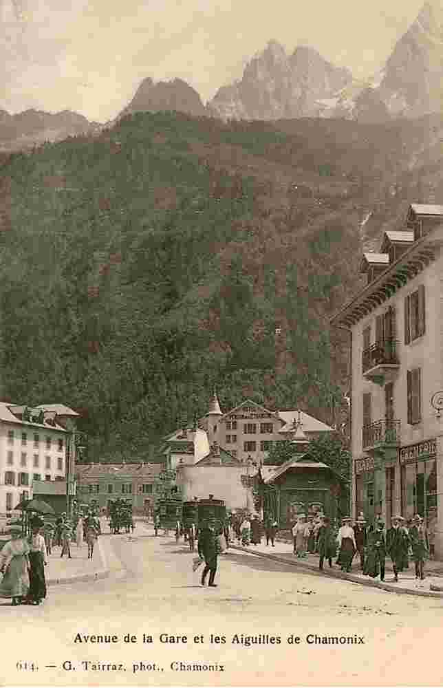 Chamonix-Mont-Blanc. Avenue de la Gare, 1902