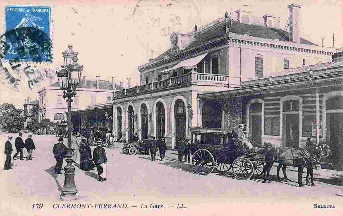 Clermont-Ferrand. La Gare, 1921