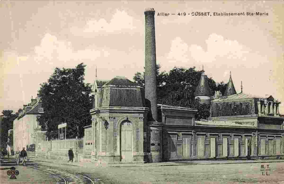 Cusset. Etablissement Thermal Sainte-Marie, 1908