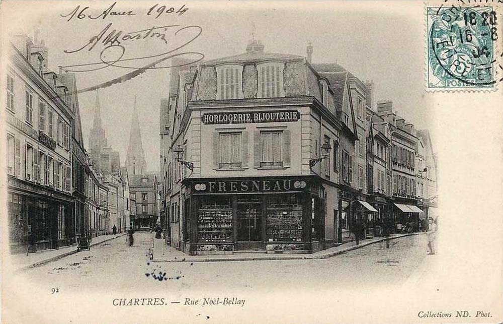 Chartres. Rue Noël Ballay, 1904