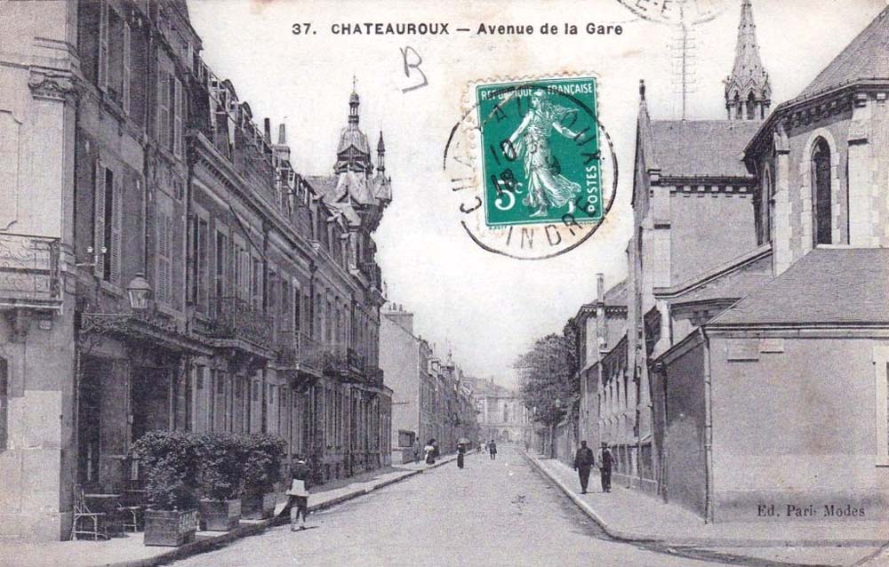 Châteauroux. Avenue de la Gare