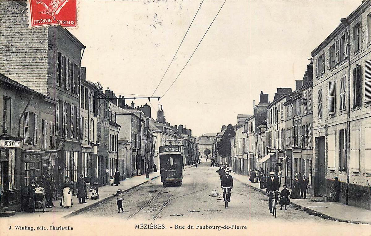 Charleville-Mézières. Mézières - Rue du Faubourg-de-Pierre