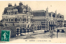 Cambrai. La gare du Nord