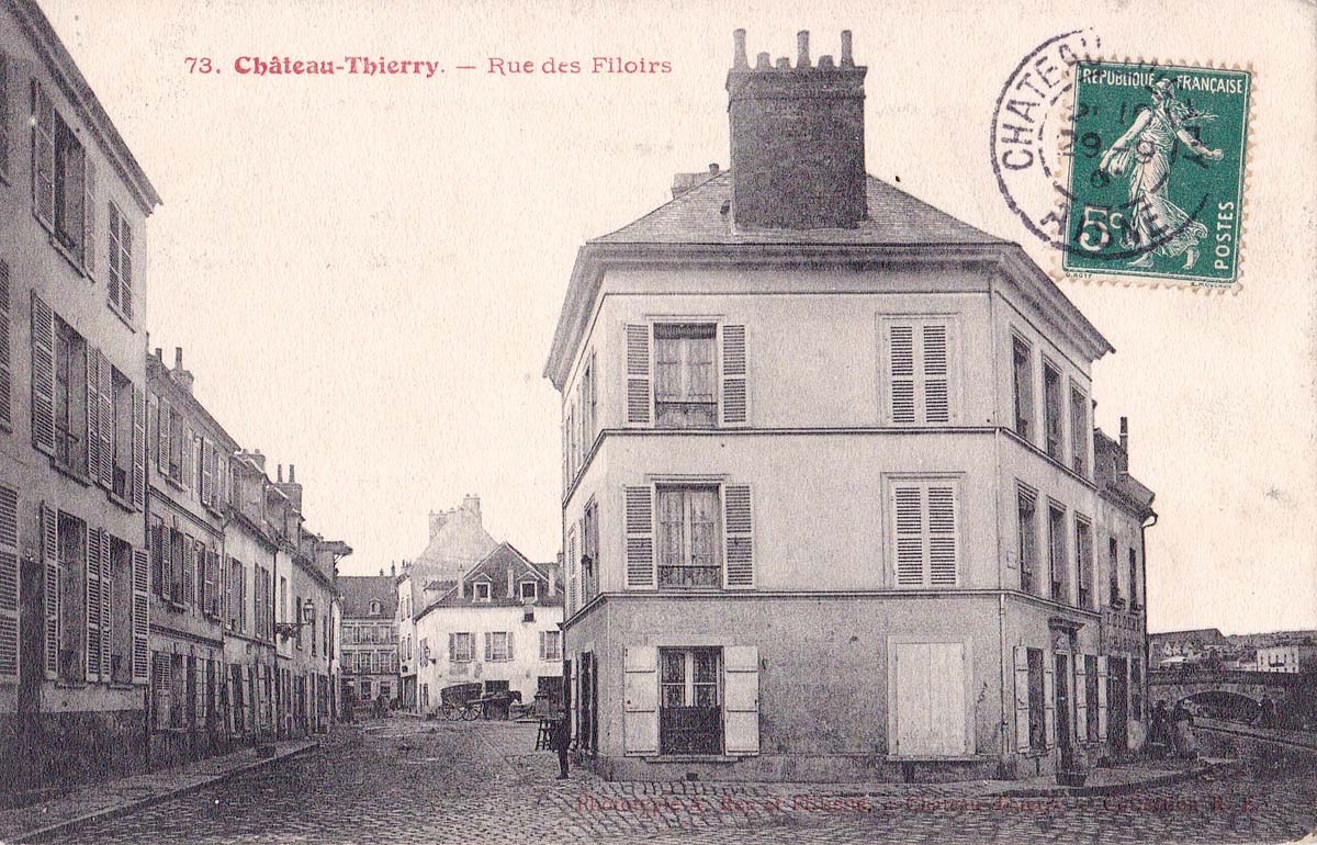 Château-Thierry. Rue des Filoirs, 1907
