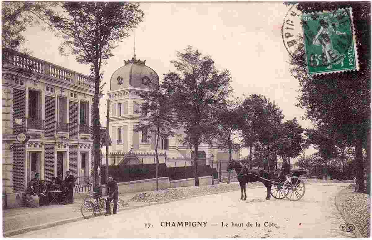 Champigny-sur-Marne. Le haut de la Côte
