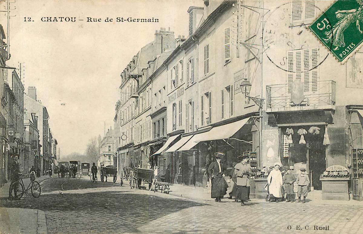 Chatou. Rue de Saint-Germain