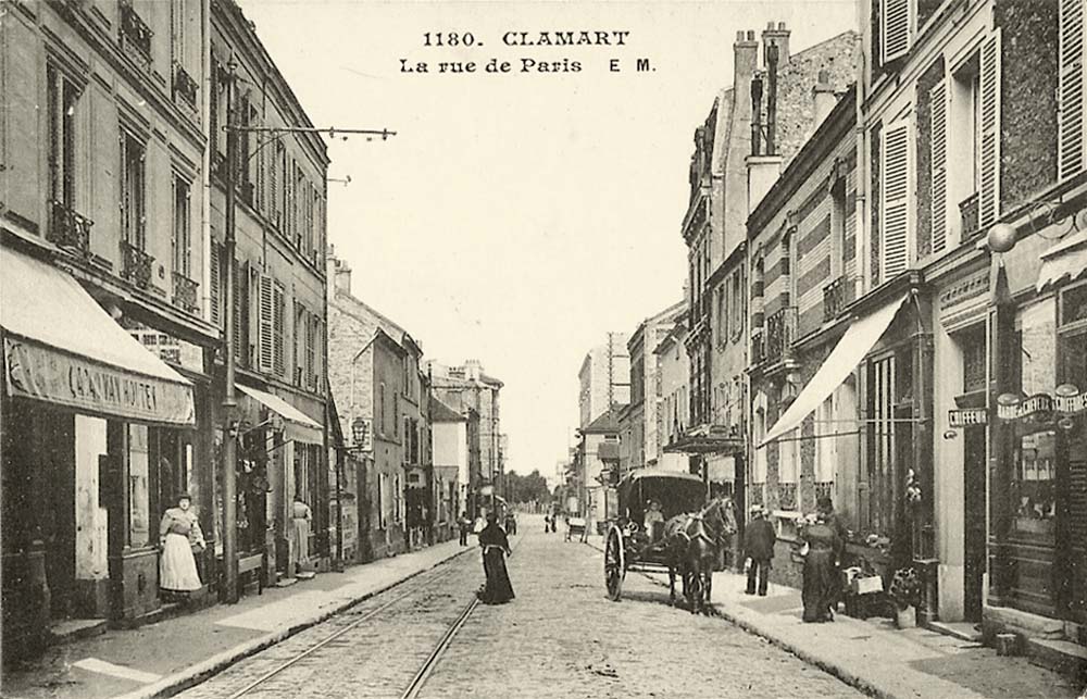 Clamart. La rue de Paris