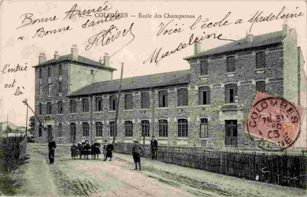 Colombes. École des Champarons, 1905