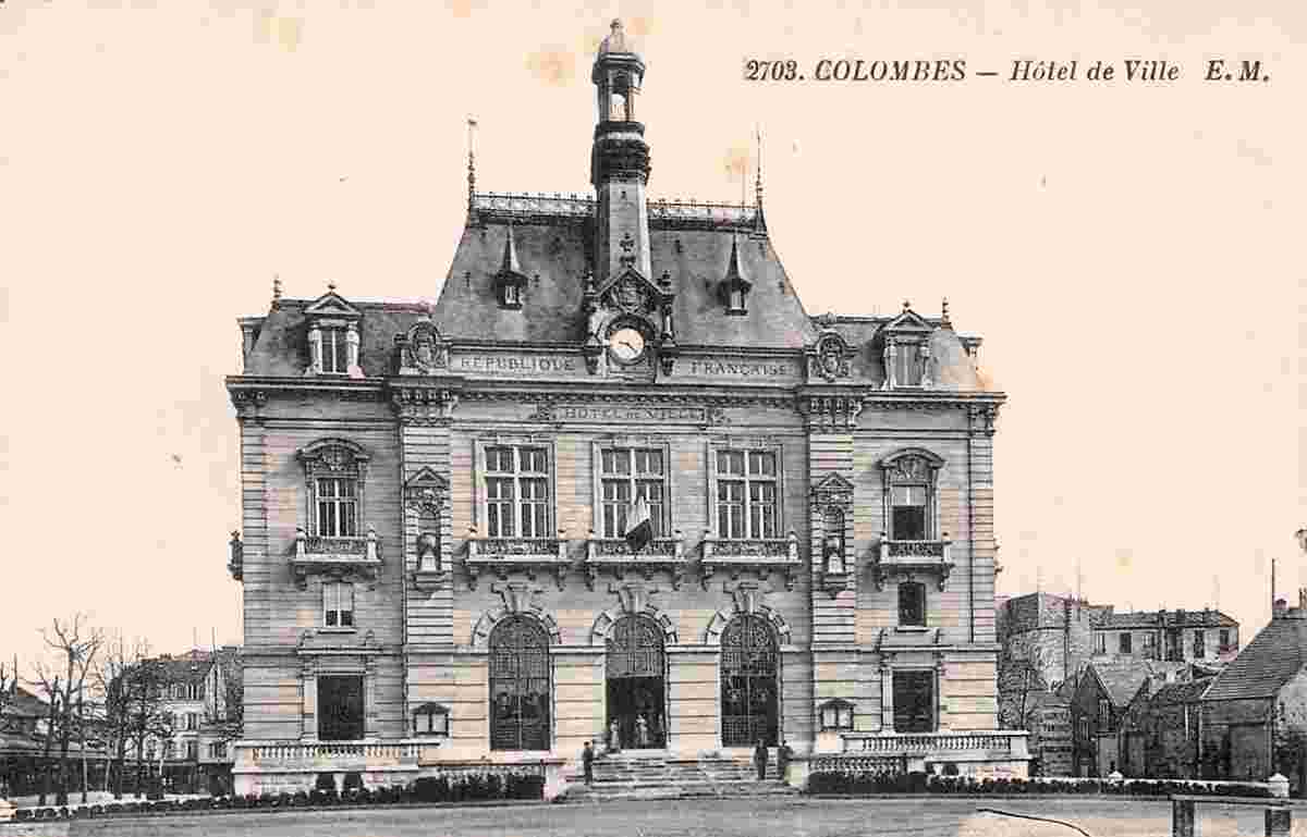 Colombes. Hôtel de Ville, 1923