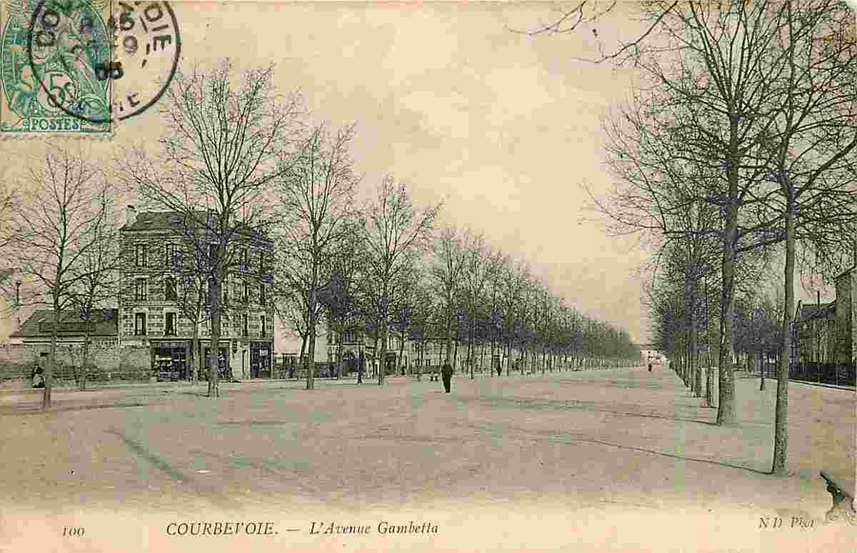 Courbevoie. Avenue Gambetta