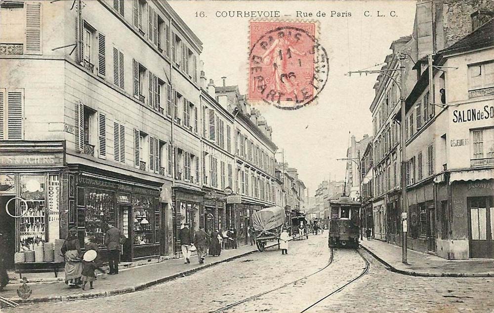 Courbevoie. Rue de Paris