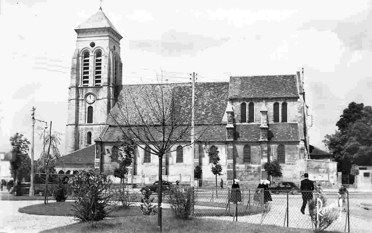 Créteil. L'Église, 1953